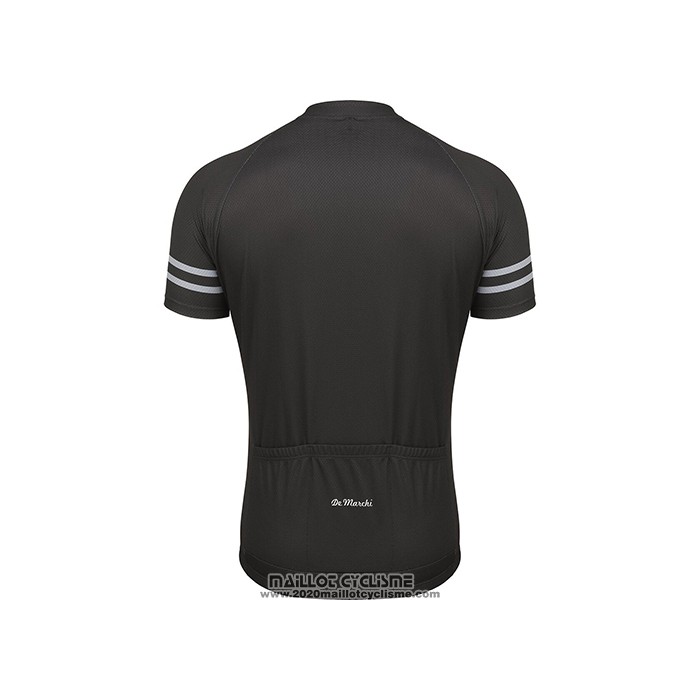2021 Maillot Cyclisme de Marchi Noir Manches Courtes et Cuissard